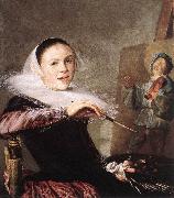 LEYSTER, Judith Self-Portrait gu68 oil